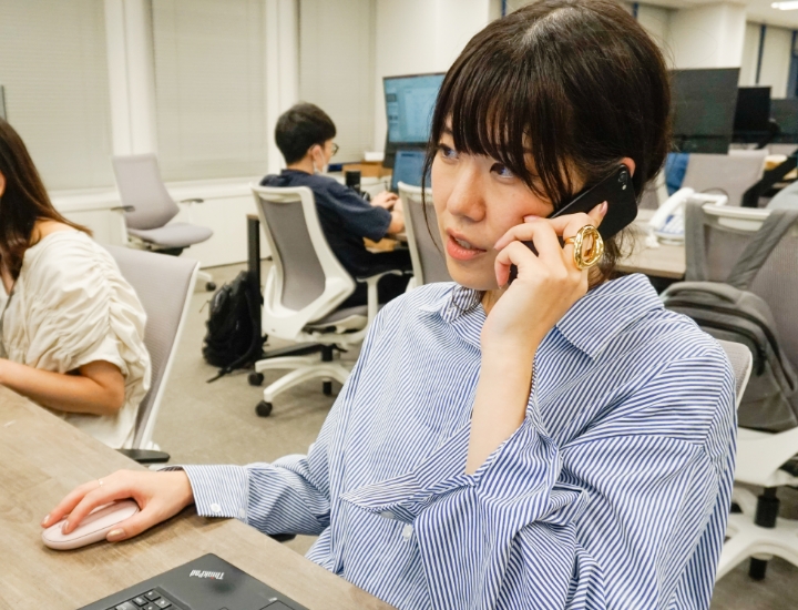 写真：業務の様子